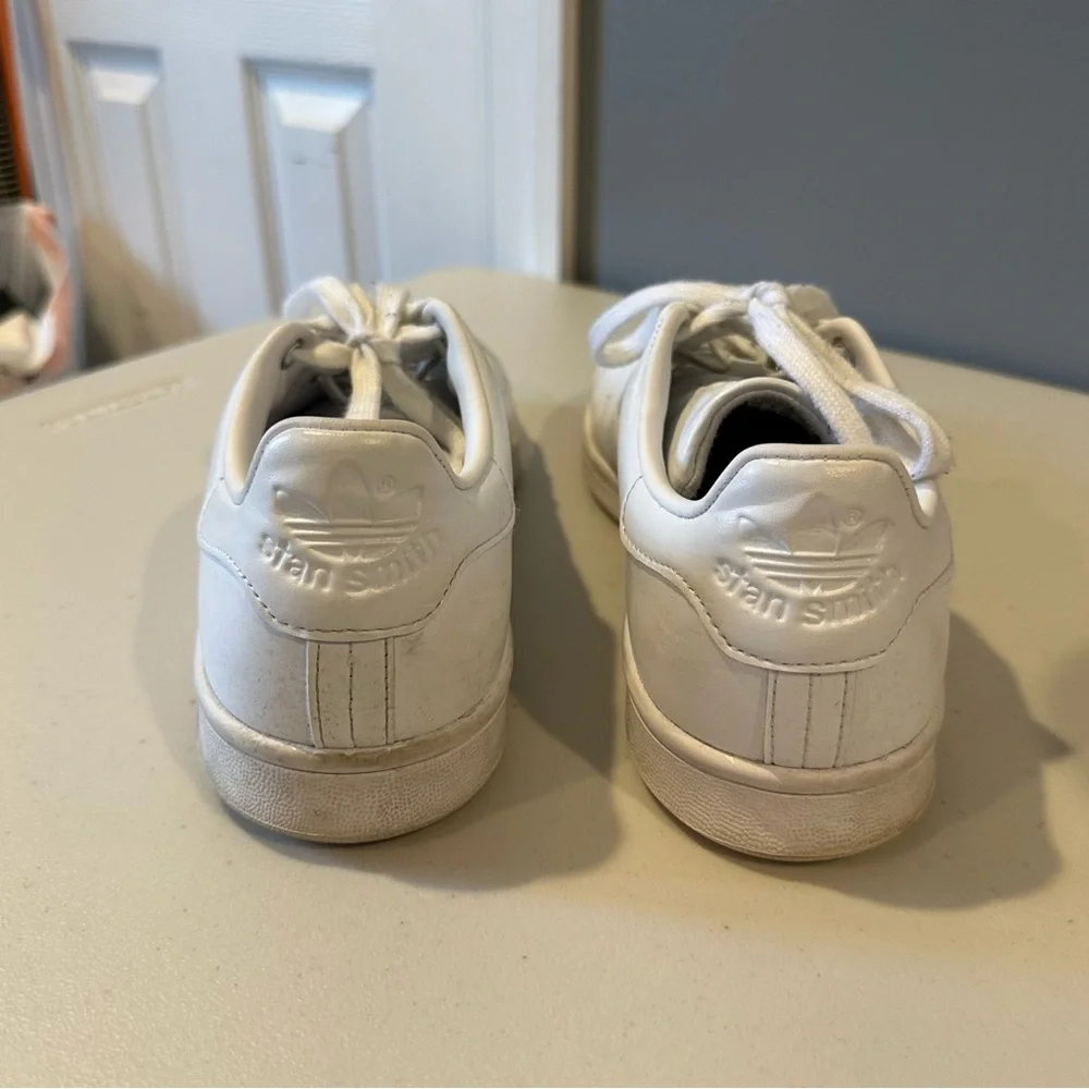 adidas Originals Stan Smith Leather Sneaker in All White